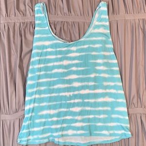 Garage Blue Tie Dye Cover Up